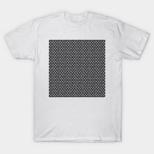 Diamond Hearts Black on White Repeat T-Shirt